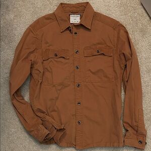 Denim & Flower Men's Brown shirt Jacket